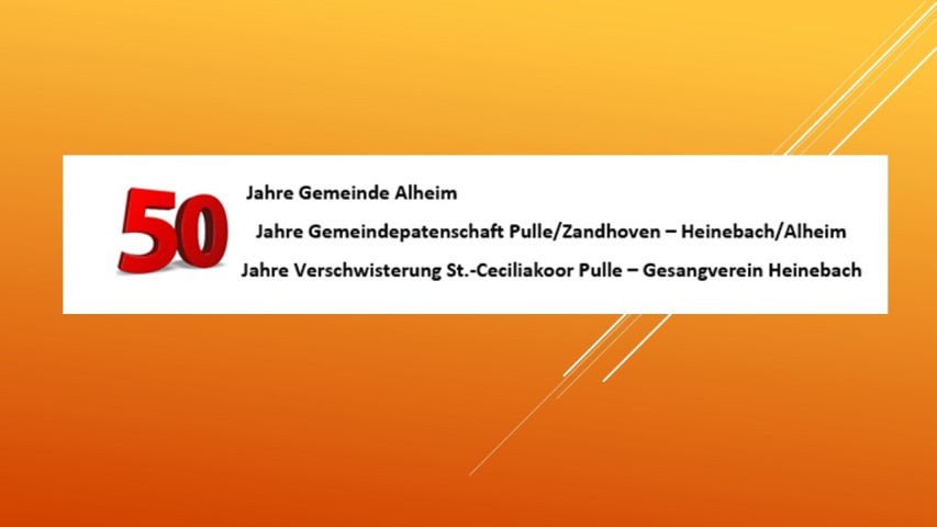 Drei Jubiläen – ein gemeinsames Fest – 05. bis 07. August 2022