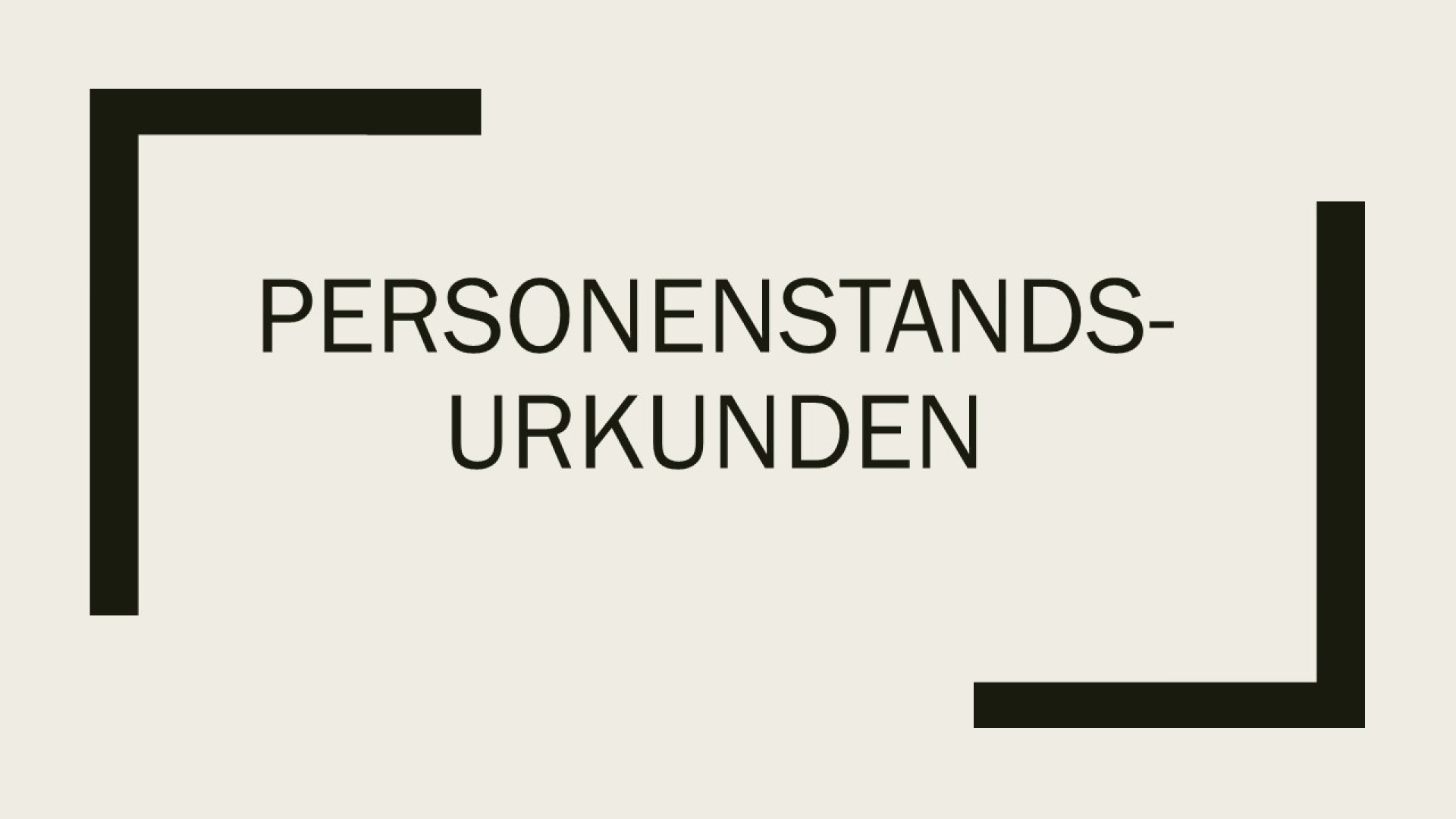 Urkundenanforderung